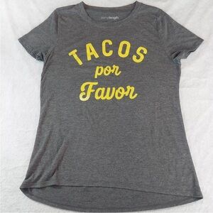 Tacos Por Favor graphic tee by JerryLeigh size medium (🤑 Get 5 items for $20)